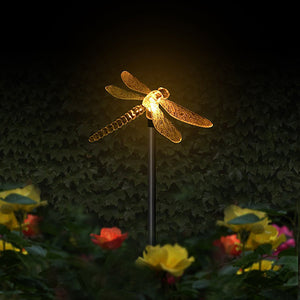 Multicolor Led Solar Stake Lights Outdoor