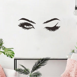 Creative Pretty eyelashes Wall Sticker
