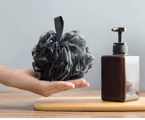 Body sponge brush bath natural bristles