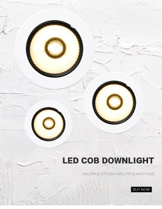 Led Panel Recessed Down Light Round