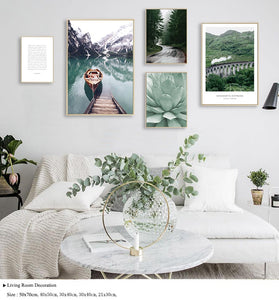 Canvas Nature Nordic Landscape Wall Art