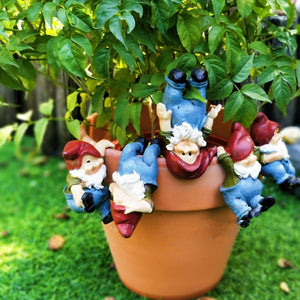 Dwarfs Flower Pot Hanging Decoration Garden