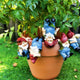 Dwarfs Flower Pot Hanging Decoration Garden