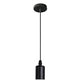 Retro industrial geometric black LED lamp