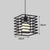 Retro industrial geometric black LED lamp