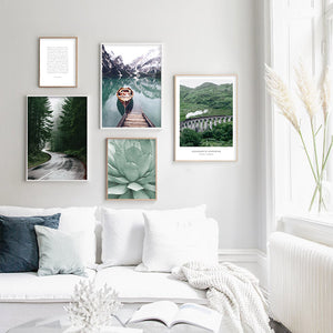 Canvas Nature Nordic Landscape Wall Art