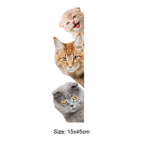 Dogs Cats 3D Wall Sticker