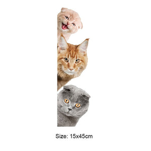 Dogs Cats 3D Wall Sticker