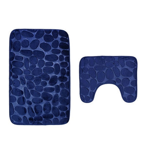 Bathroom Bath Mat Set Toilet Carpet