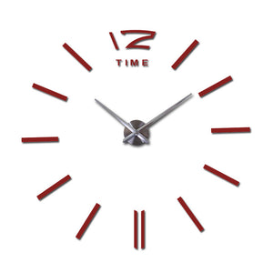 Watch Clocks 3D Mirror Stickers