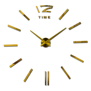 Watch Clocks 3D Mirror Stickers