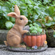 Creative Rabbit Digging Carrot Decor Ornament