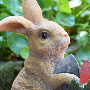 Creative Rabbit Digging Carrot Decor Ornament
