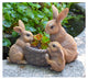 Creative Rabbit Digging Carrot Decor Ornament
