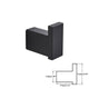 Bathroom Hardware Set Black Robe