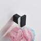 Bathroom Hardware Set Black Robe