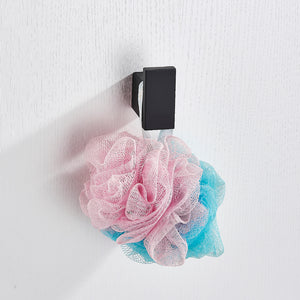 Bathroom Hardware Set Black Robe