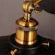 Iron black lampshade wall lamp