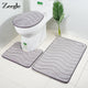 Bathroom Bath Mat Set Toilet Carpet